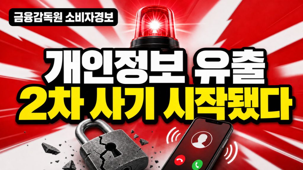 개인정보 유출 후 맞춤형 대출 사기 주의: 수법·대처법·피해 신고 대표 이미지